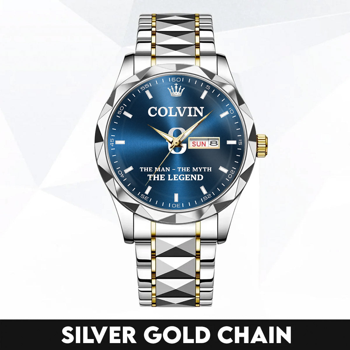 COLVIN H79K-03 Engraved Watches Luxury Alloy-Men For Men Personalized