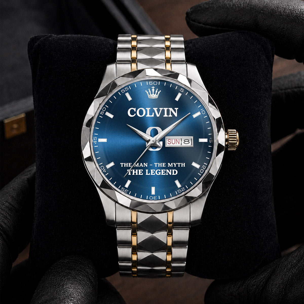 COLVIN H79K-03 Engraved Watches Luxury Alloy-Men For Men Personalized