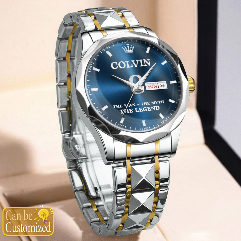 COLVIN H79K-03 Engraved Watches Luxury Alloy-Men For Men Personalized