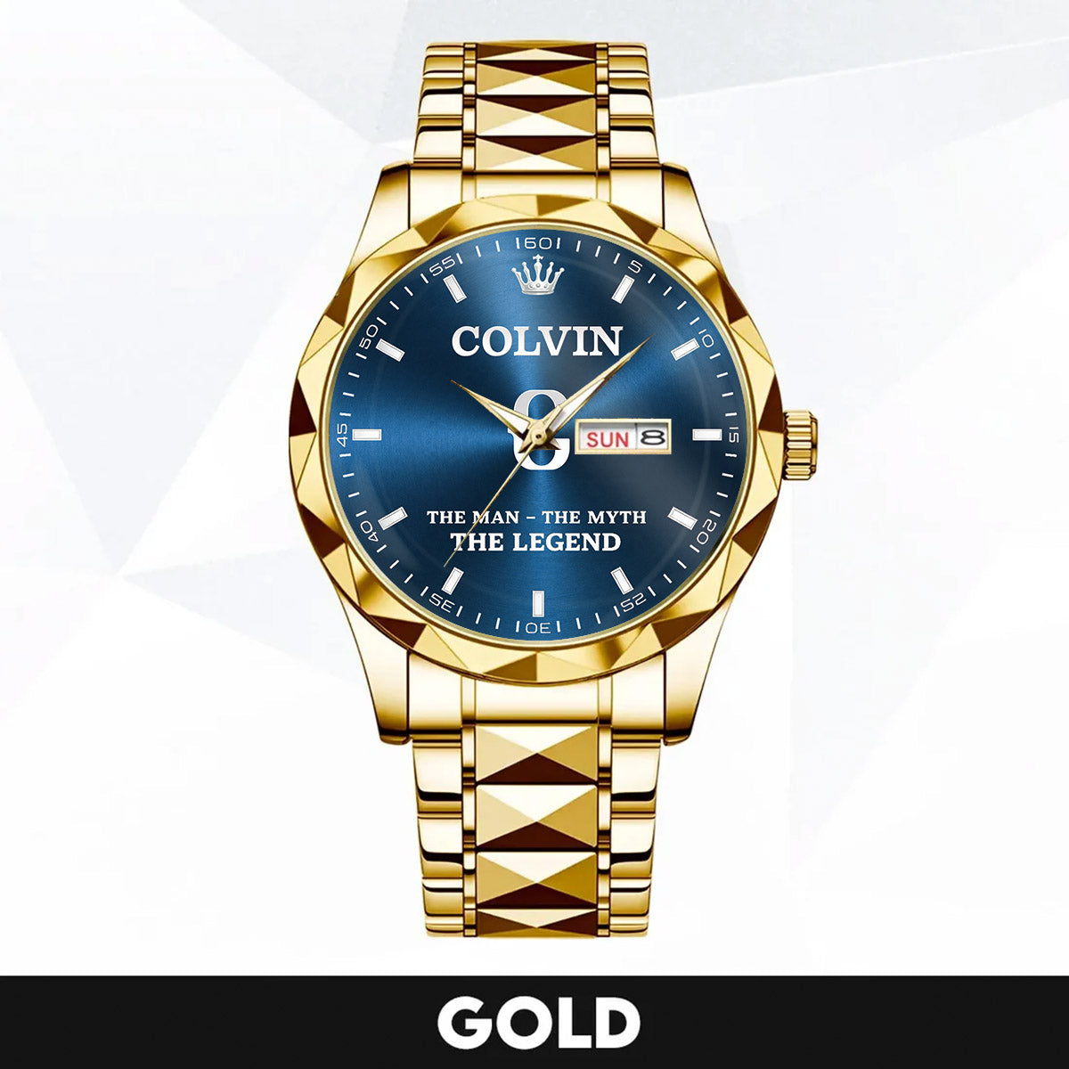 COLVIN H79K-03 Engraved Watches Luxury Alloy-Men For Men Personalized
