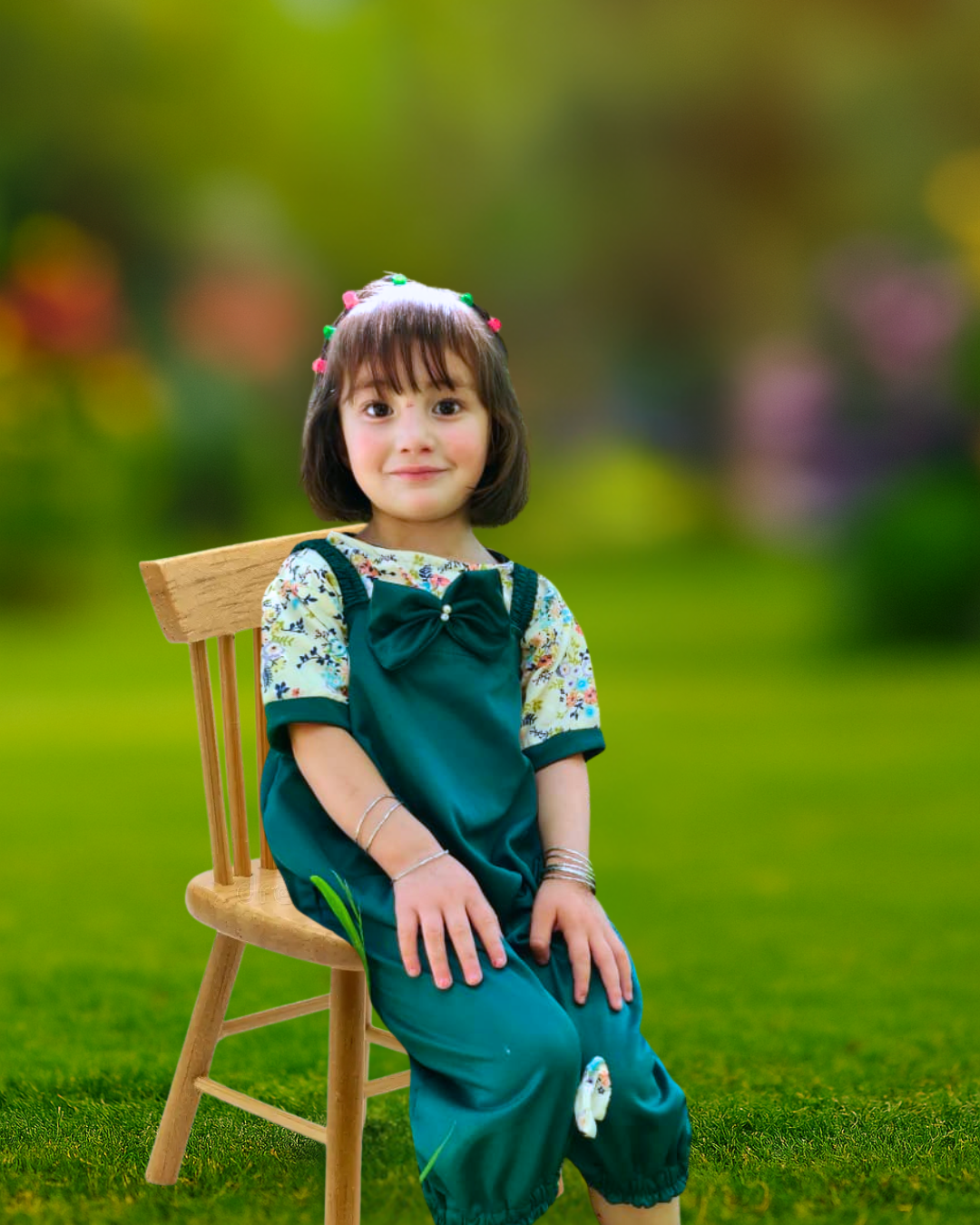 Green Rompers