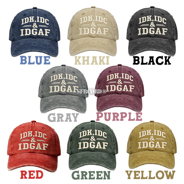 IDC HAT - Zero‑Filter So What Cap